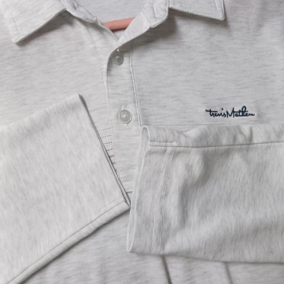 Travis Matthew Men's Gray Long Sleeve Shirt - Picture 6 of 11